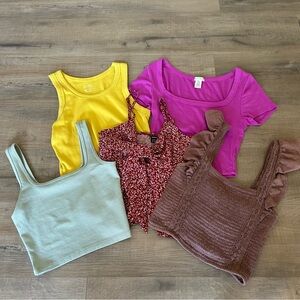 Crop shirt bundle
